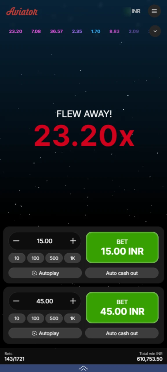 The 1xbet Aviator mobile browser version is suitable for players who prefer not to install the app.