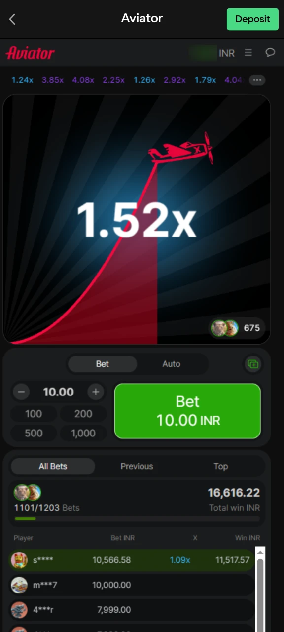 Play Aviator in your mobile browser.