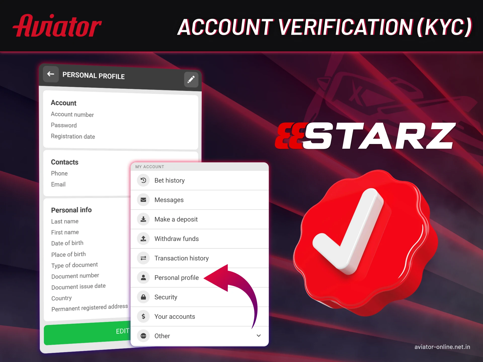 Verify your 888starz India account to access full features and secure gameplay.