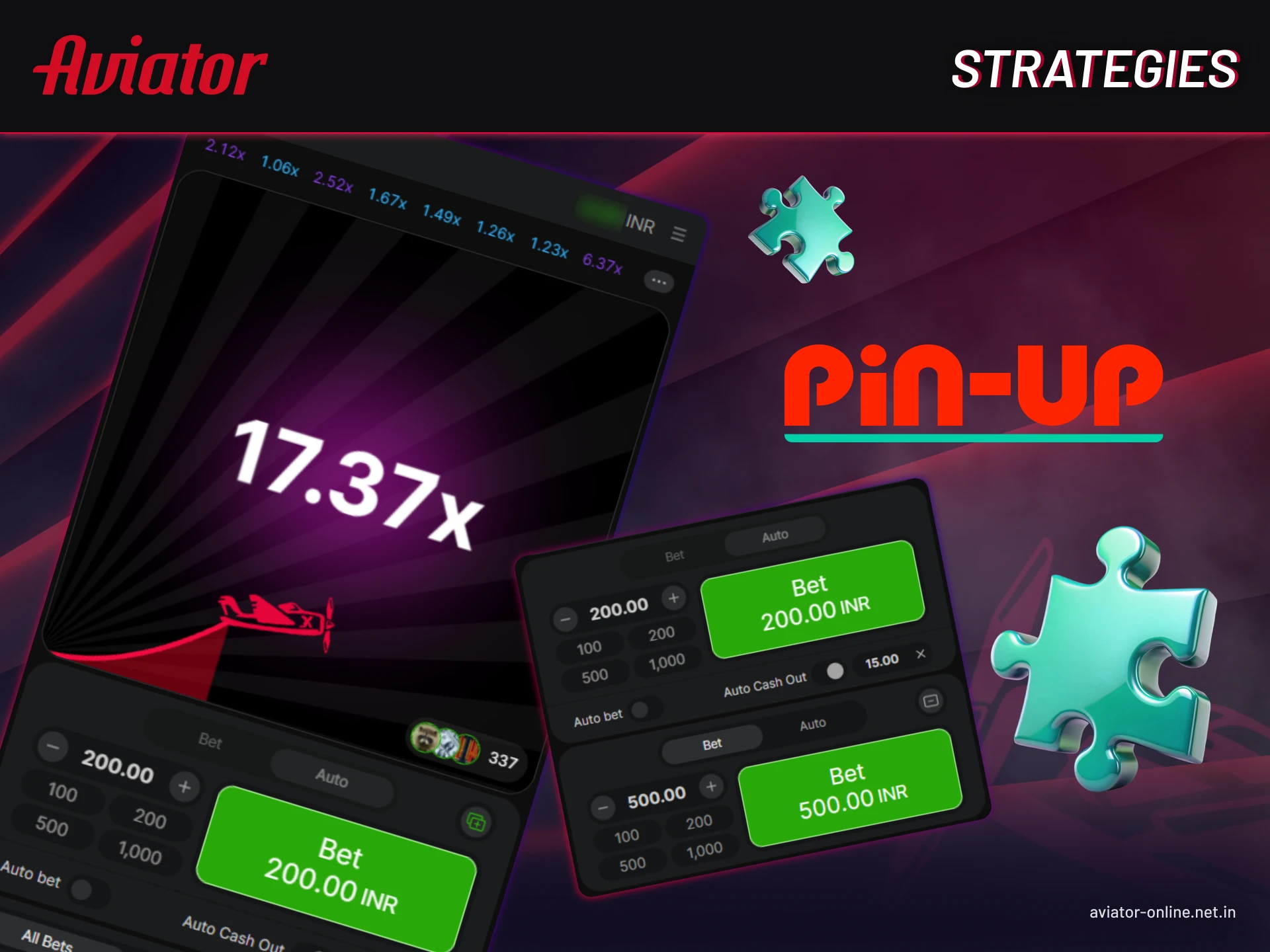 Effective betting strategies and money management for Pin Up Aviator players on mobile.