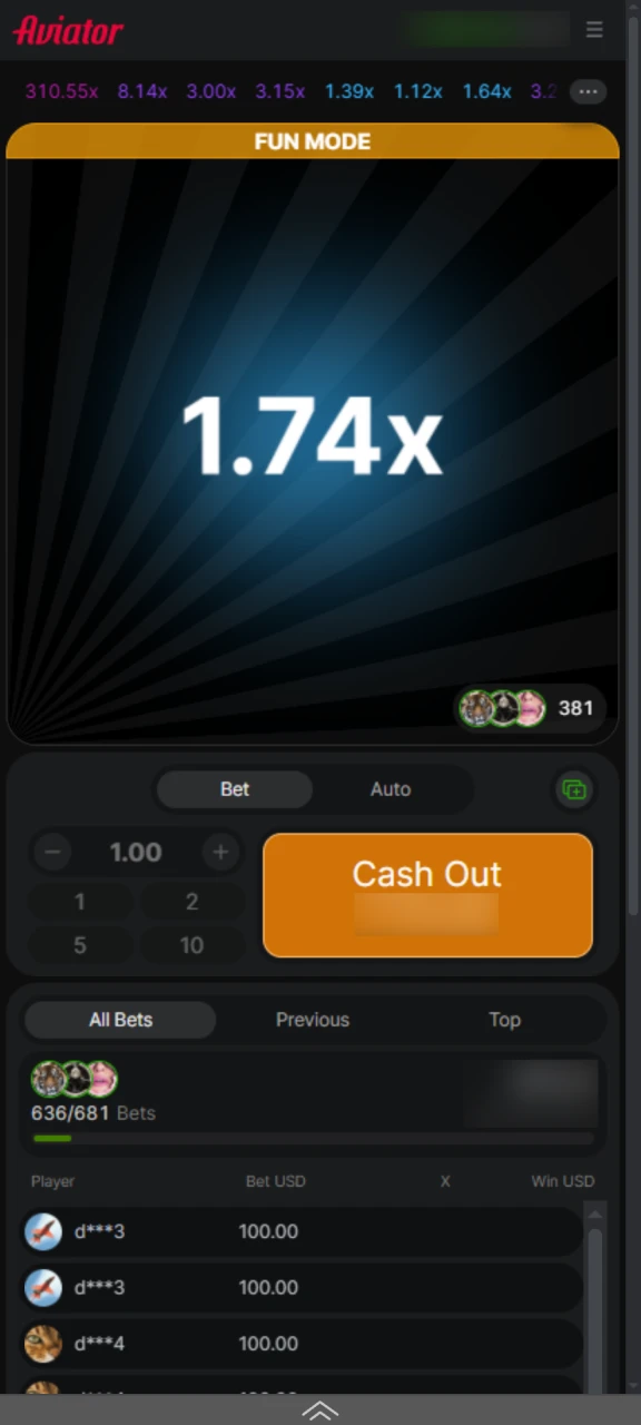 Demo mode feature in Indibet Aviator app for learning game mechanics safely.